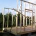 Construction of frame sheds How to make a frame for a barn from a log